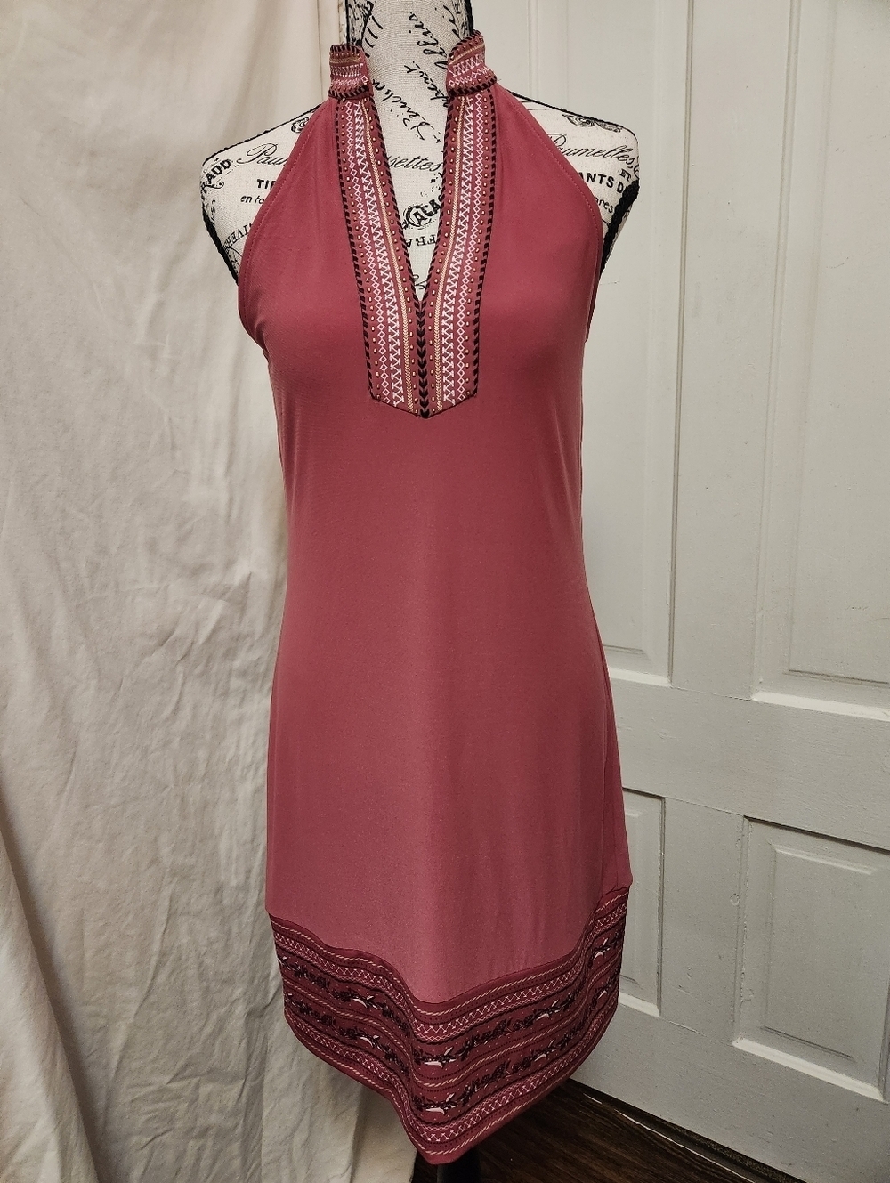 White House Black Market Pink Mauve Sleeveless Dress SZ S EUC💕